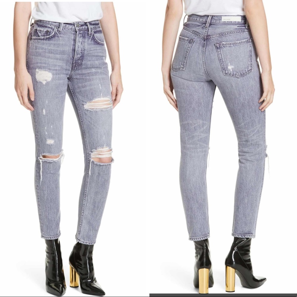 GRLFRND Karolina Ripped Skinny Jeans 27